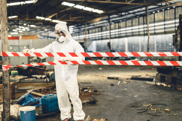 Professional Unattended Death Cleanup technician working in Robertsville, OH